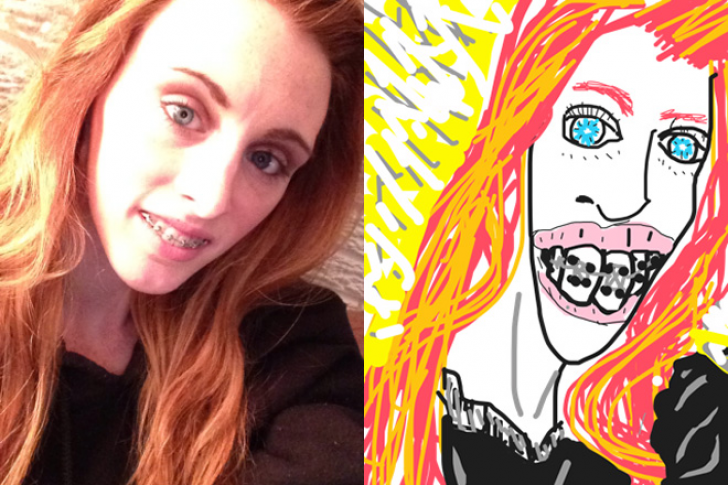 Drawings Of Selfies_11