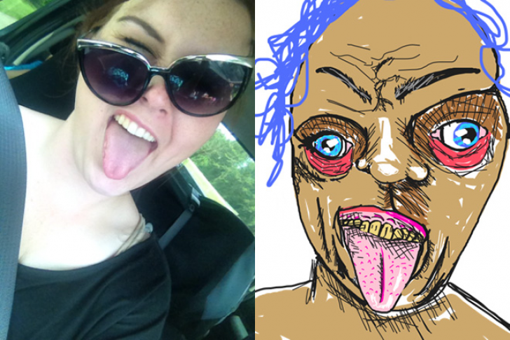 Drawings Of Selfies_22