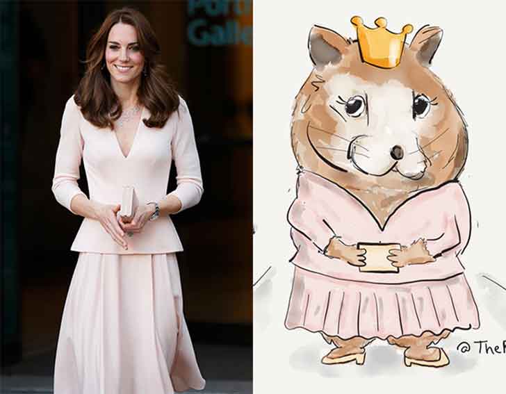 Princess Kate and hamster Marvin