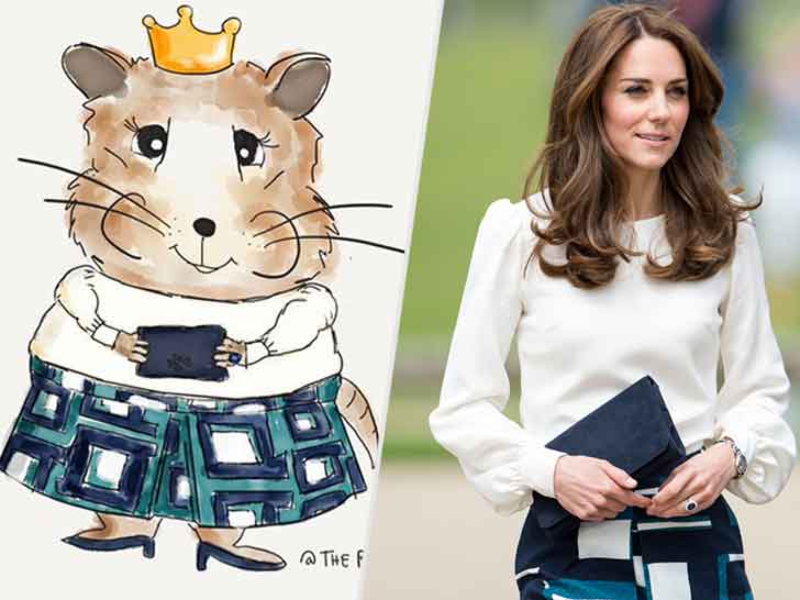 Princess Kate and hamster Marvin