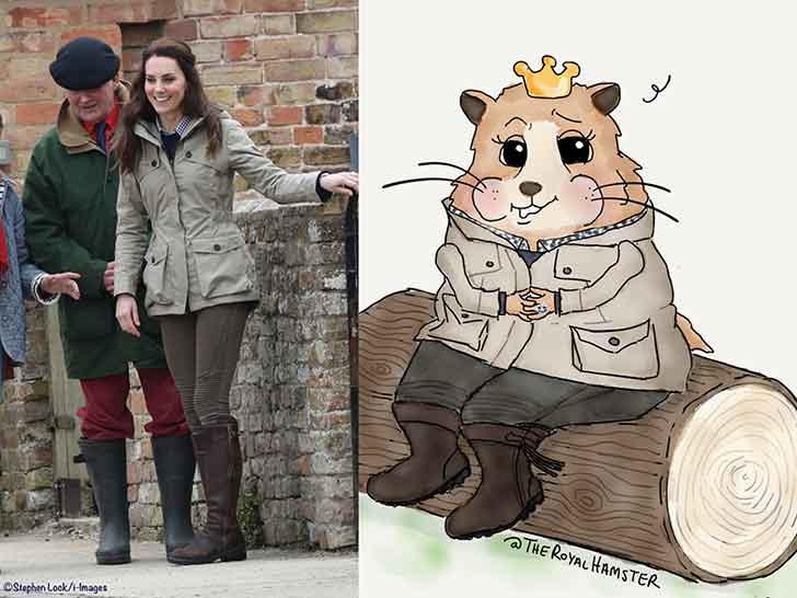Princess Kate and hamster Marvin