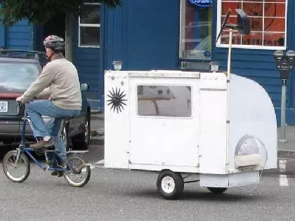 This 24-Sq-Ft Bicycle Camper Is Only $1,000. Take A Look Inside